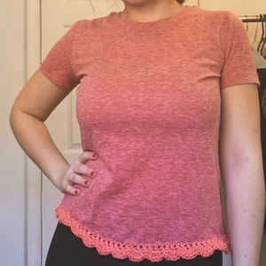 F21 Coral Custom Crochet